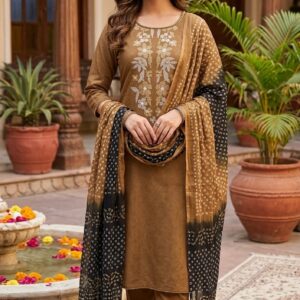 Glace Cotton Suit