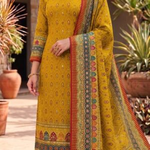 Crape suit
