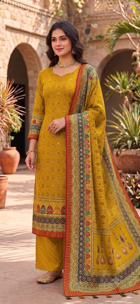 Crape suit