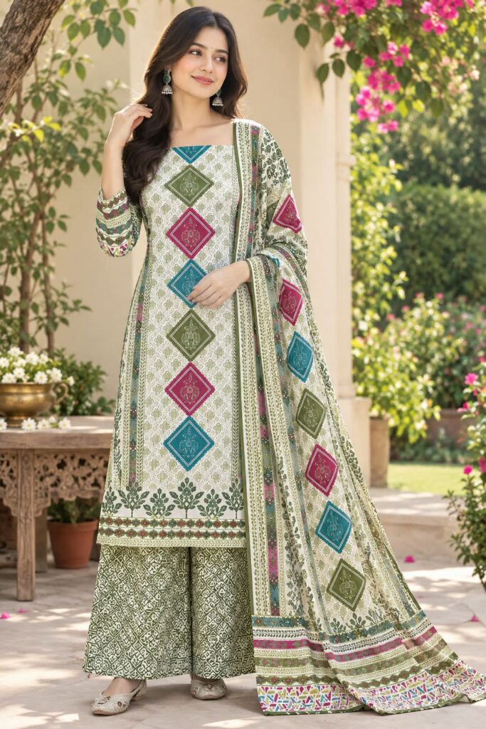 Cotton Unstiched Suit